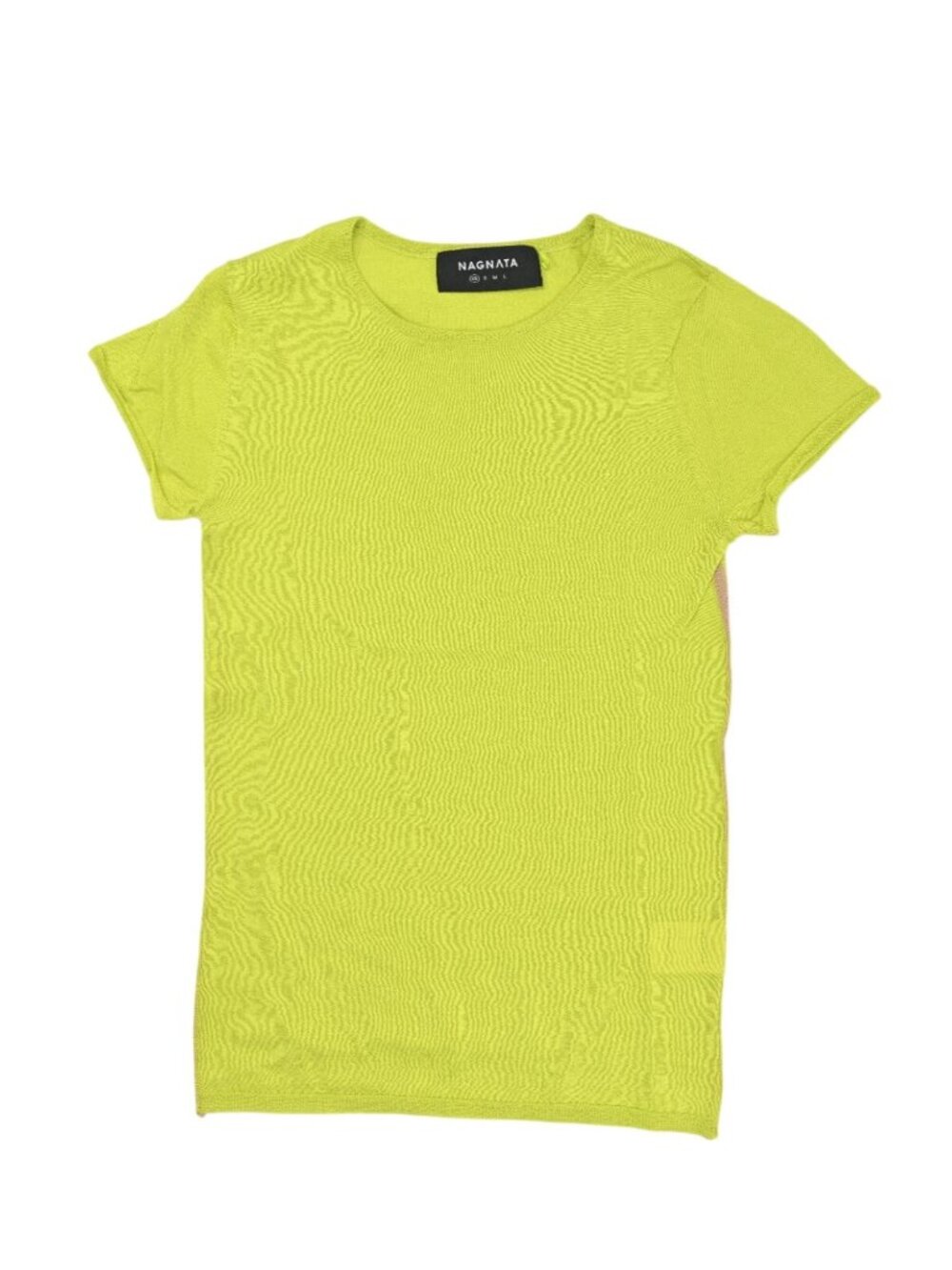Nagnata Sheer Essentials Baby Tee in Lime